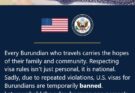 Burundi: Visa américain suspendu pour les Burundais : une décision qui soulève des enjeux plus profonds